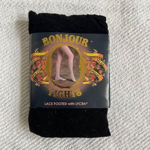 Women's Bonjour Tights, One Size, Black